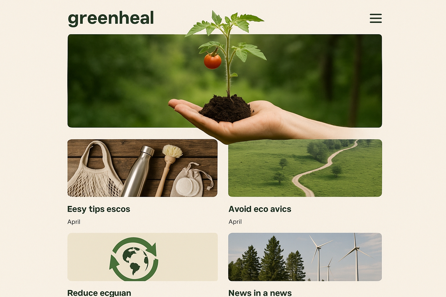 on greenheal site blog