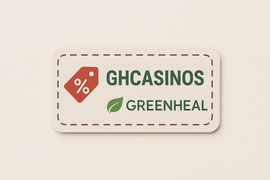 ghcasinos discount code for greenheal