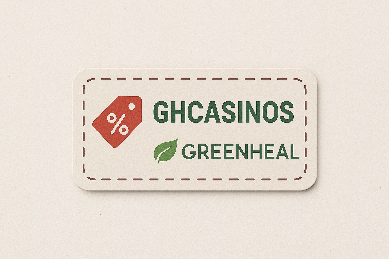 ghcasinos discount code for greenheal