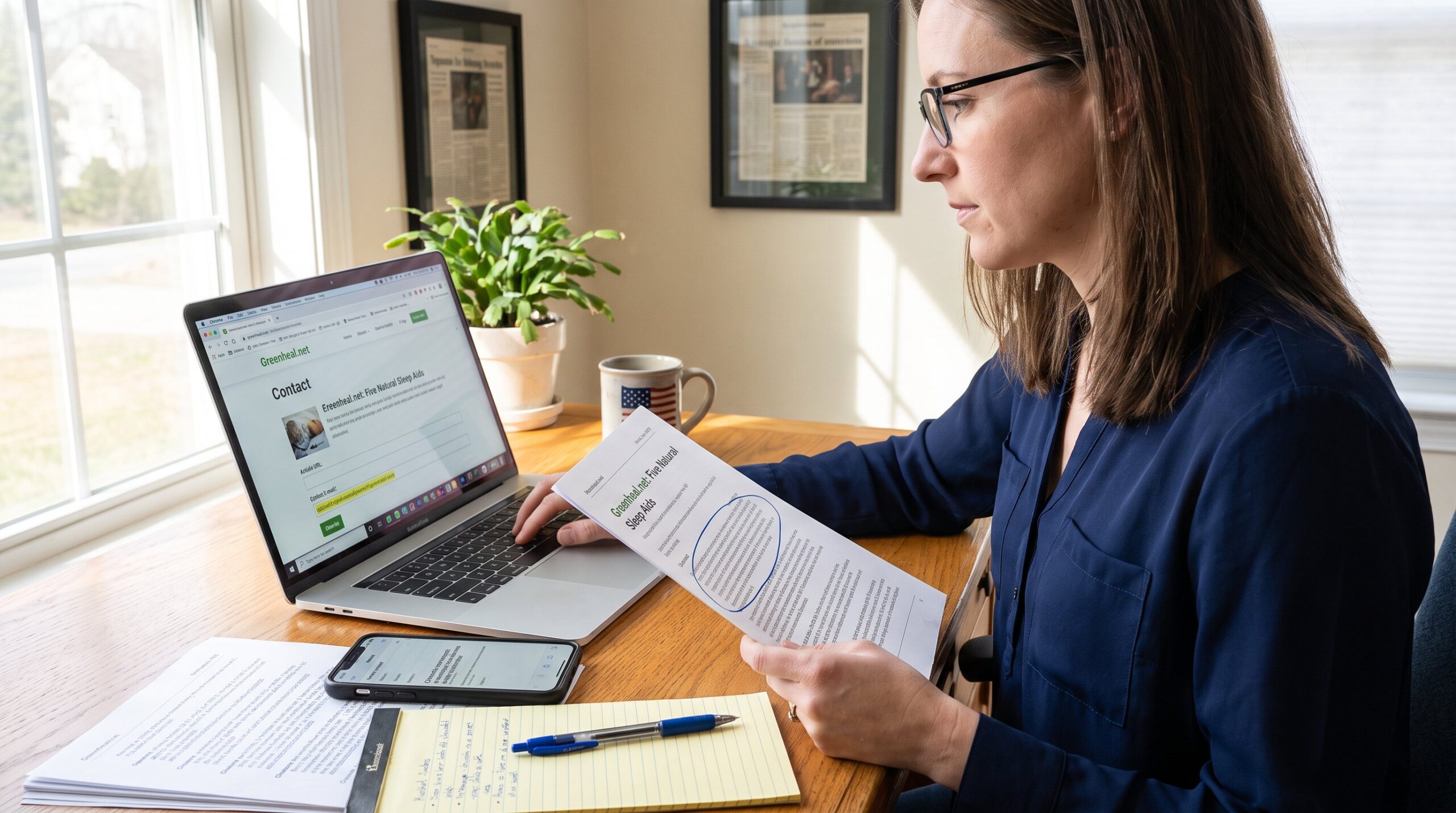 How to Contact Greenheal.net About a Health Article